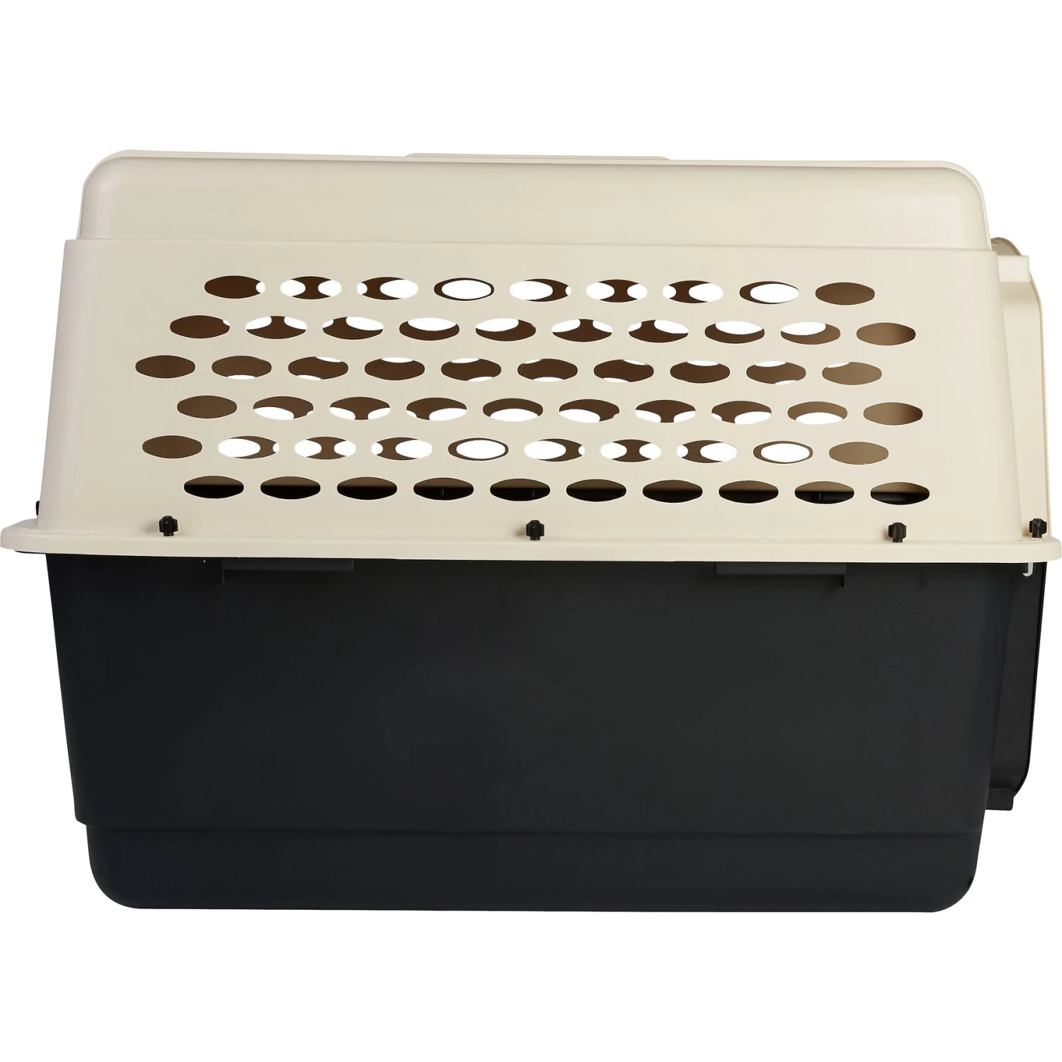 Frisco Plastic Dog & Cat Kennel, Almond & Black - Image 6