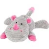 Frisco Rhino Corduroy Plush Squeaky Dog Toy