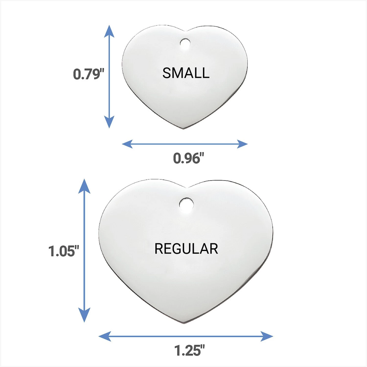 Frisco Personalized Dog & Cat ID Tag, Heart - Image 7