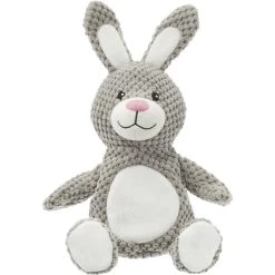 Frisco Bunny Textured Plush Squeaky Dog Toy