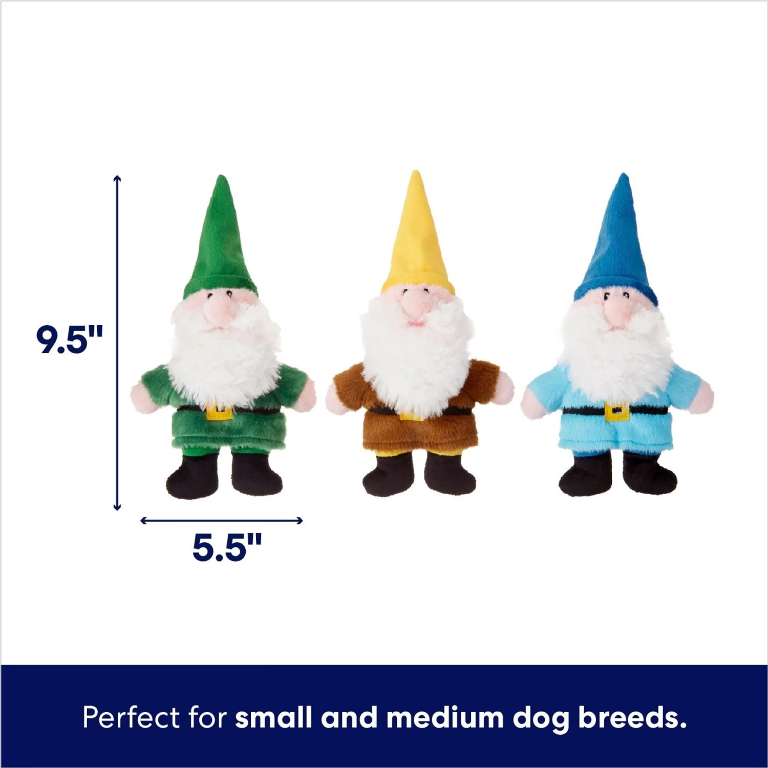 Frisco Gnome Plush Squeaky Dog Toy - Image 2