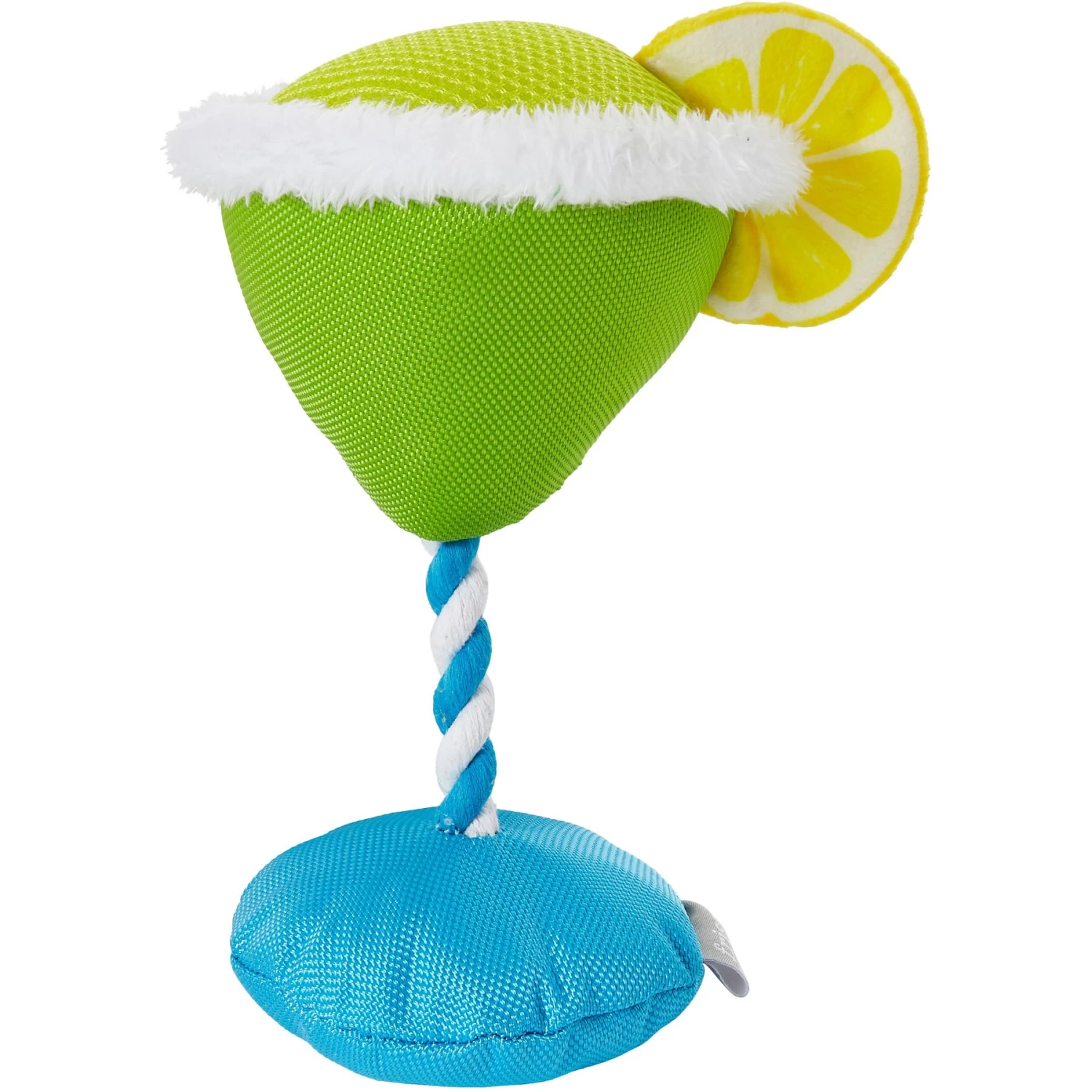 Frisco Summer Fun Margarita Plush & Rope Dog Toy