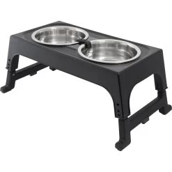 Frisco Stainless Steel Bowls With Adjustable Elevated Holder