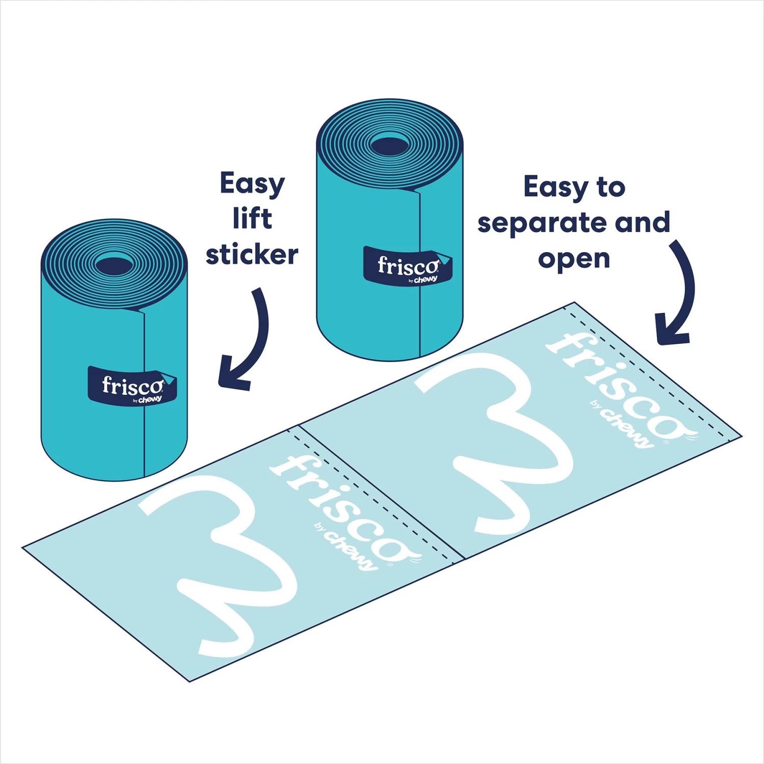 Frisco Large Size Dog Poop Bags, 120 Count - Image 3