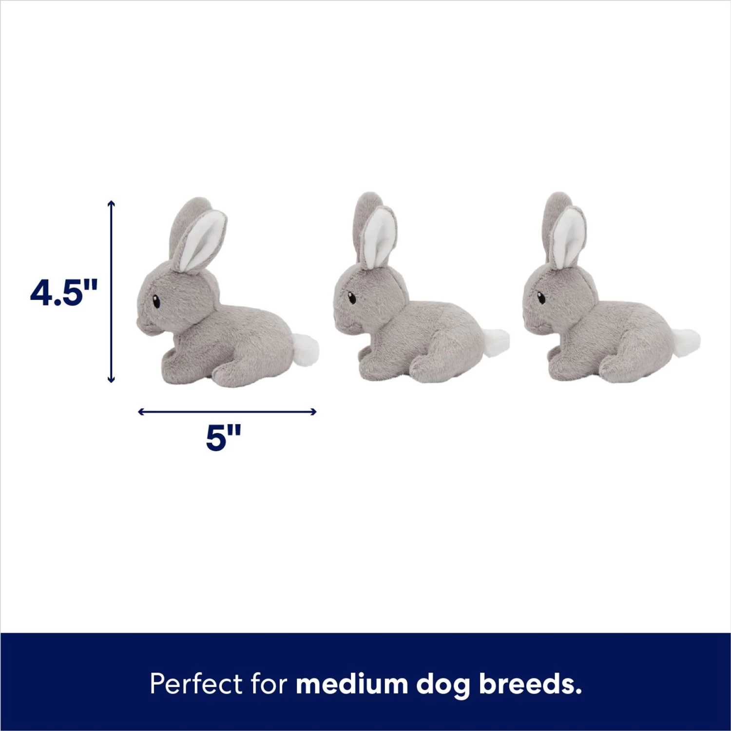 Frisco Spring Bunny Burrow Hide & Seek Plush Squeaky Dog Toy - Image 3