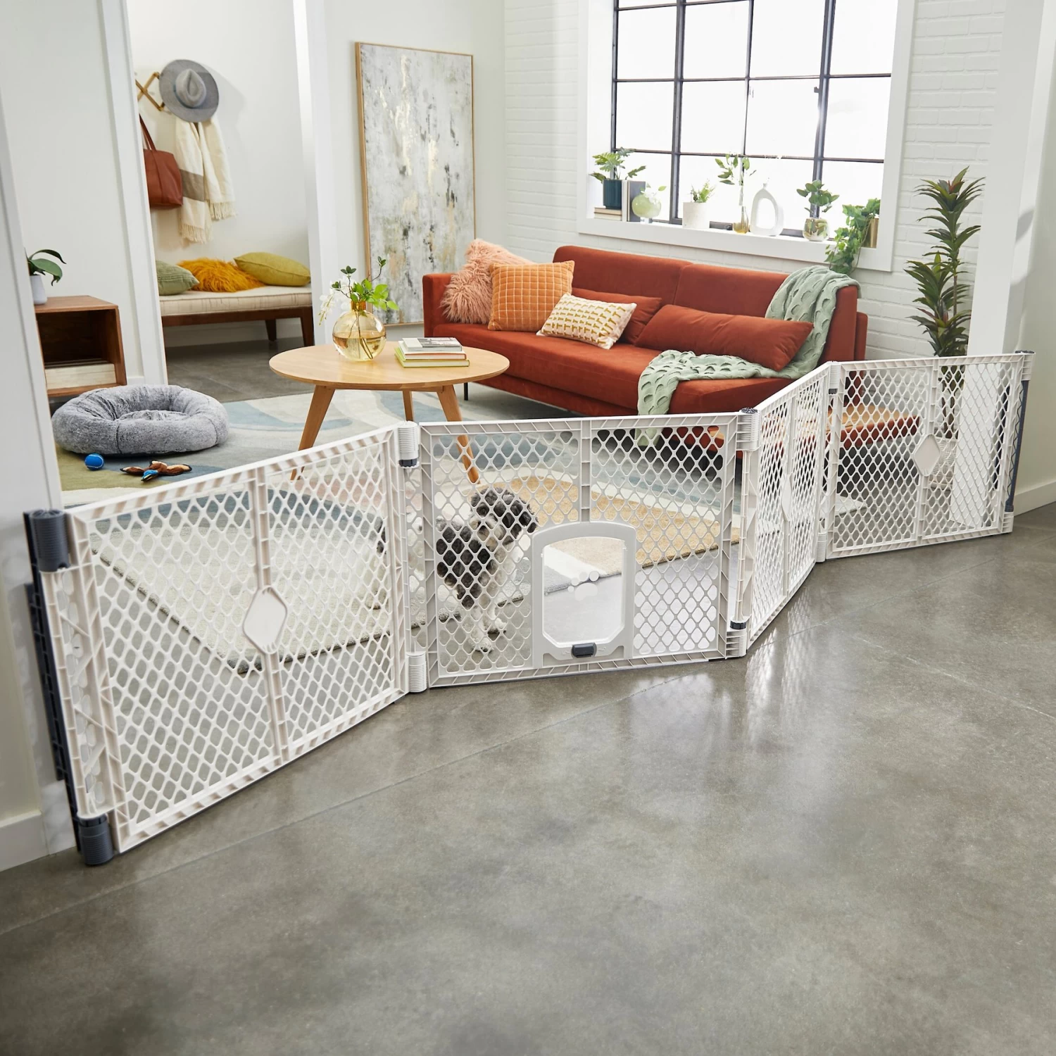 Frisco 4-Panel Plastic Exercise Dog Playpen - Image 8