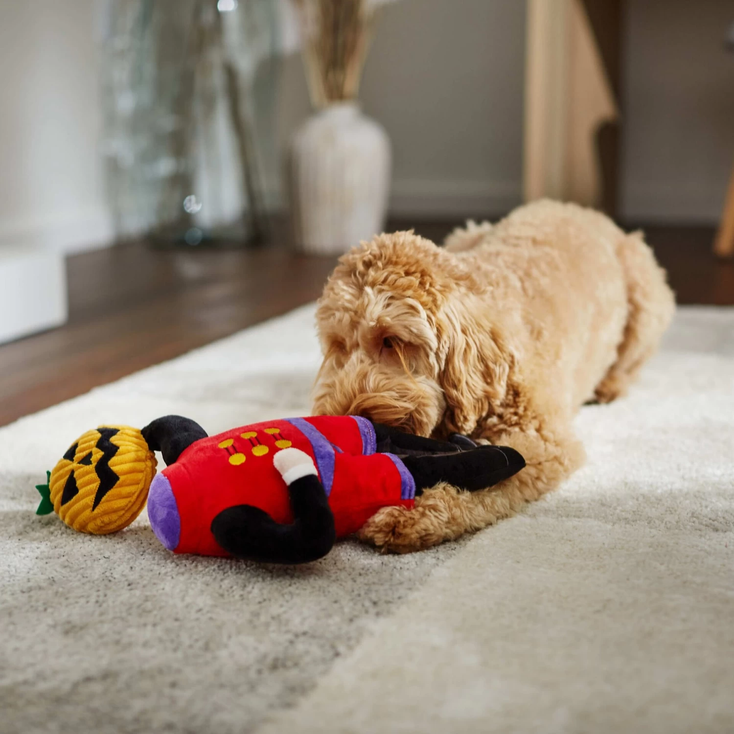 Frisco Halloween Headless Rider Plush Squeaky Dog Toy - Image 3