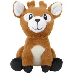 Frisco Camping Deer Plush Squeaky Dog Toy