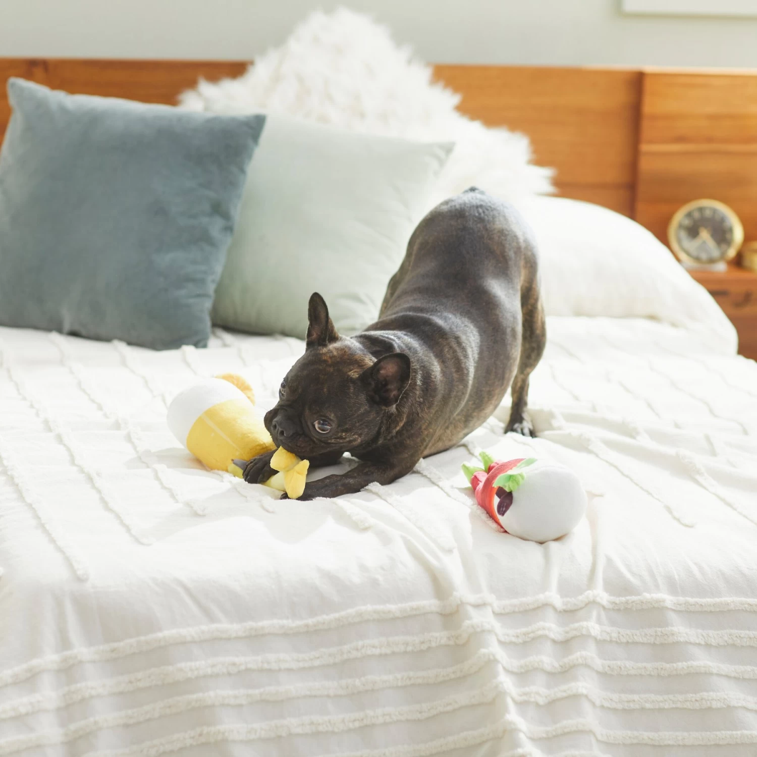 Frisco Brunch Bottomless Mimosas Plush Squeaky Dog Toy, 2 Count - Image 3