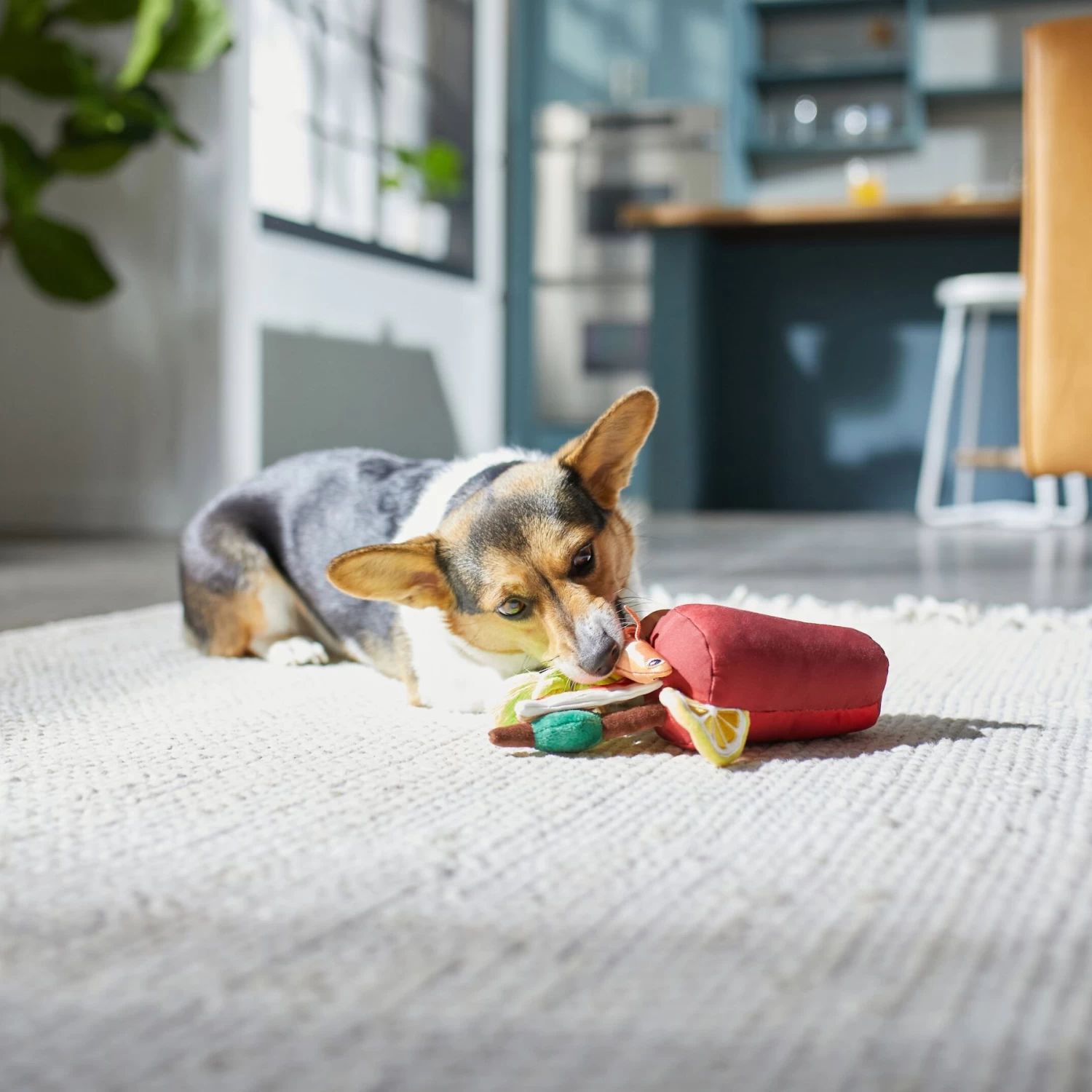 Frisco Brunch Bloody Mary Plush Squeaky Dog Toy - Image 3