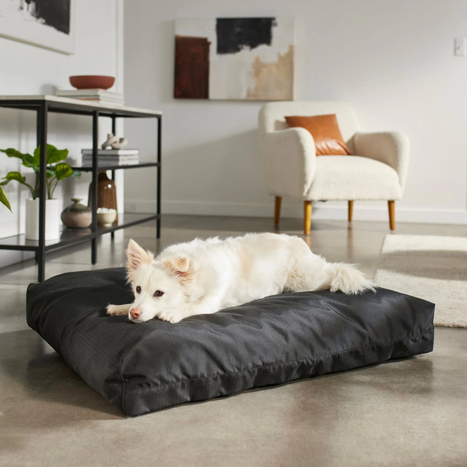 Frisco Durable Faux Gusset Dog & Cat Bed