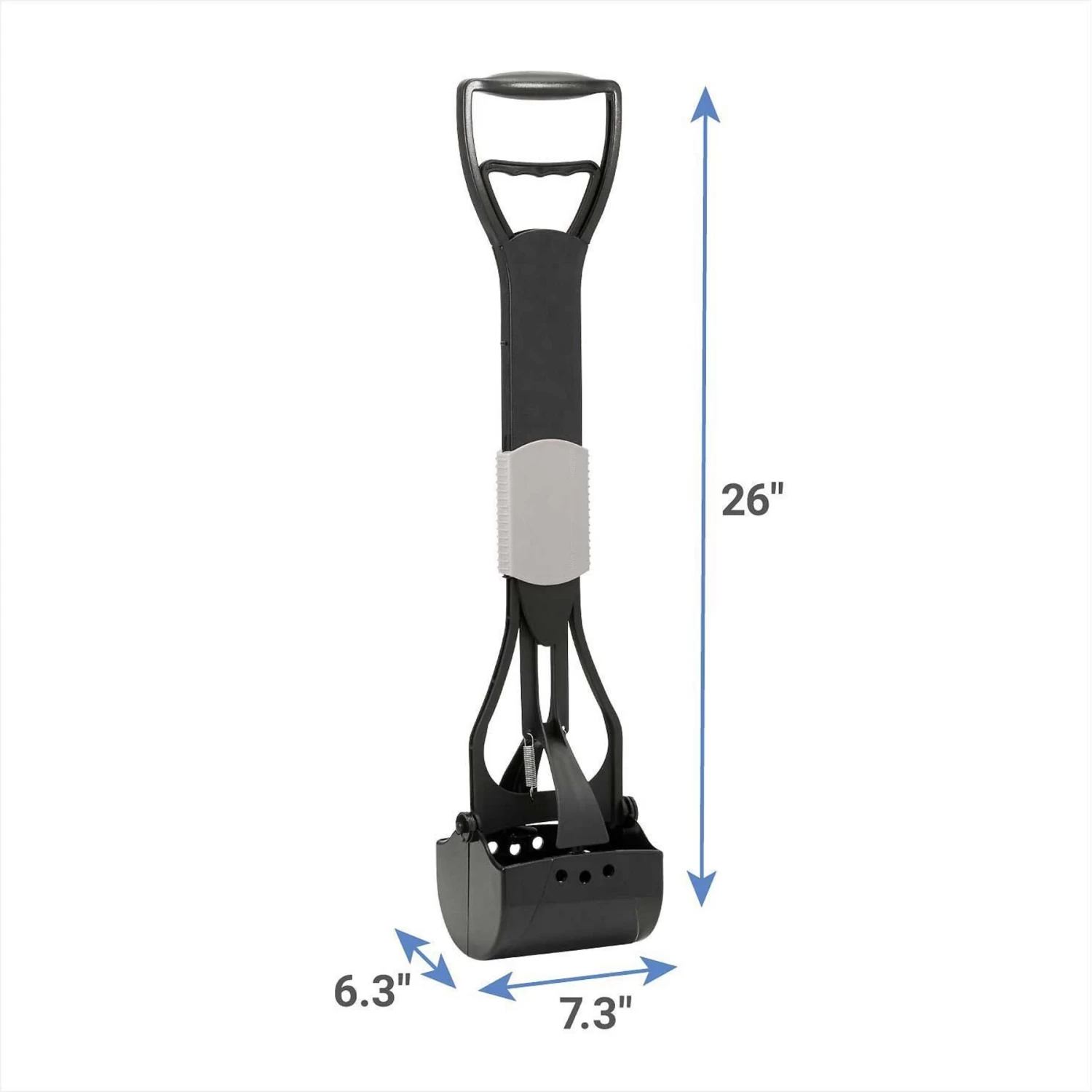 Frisco Spring Action Foldable Dog Pooper Scooper & Frisco Handle Dog Poop Bag - Image 3