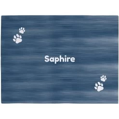 Frisco Personalized Heathered Soft Fleece Cat & Dog Blanket, 30" X 40"