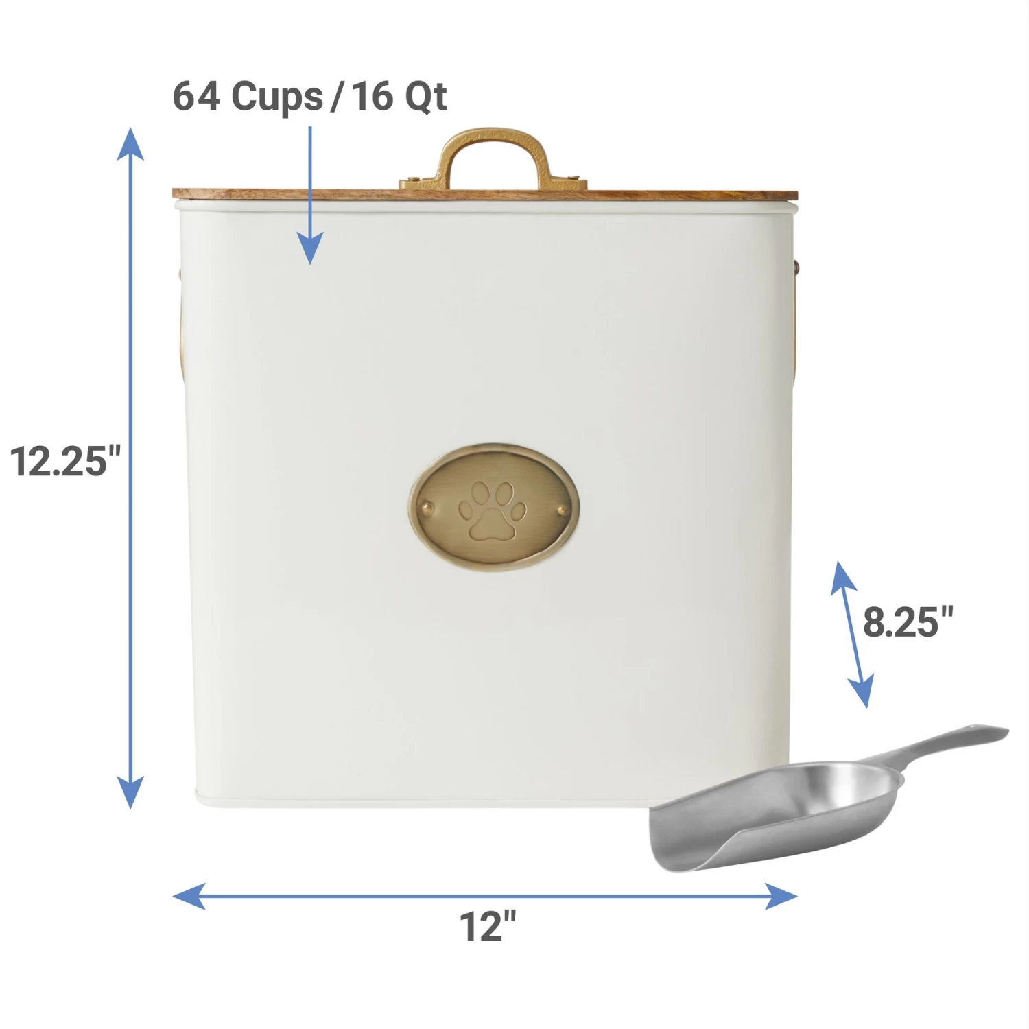 Frisco Premium Airtight Dog & Cat Food Storage Canister With Scoop - Image 2