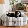 Frisco Farmhouse Deep Cuffed Cuddler Dog Bed