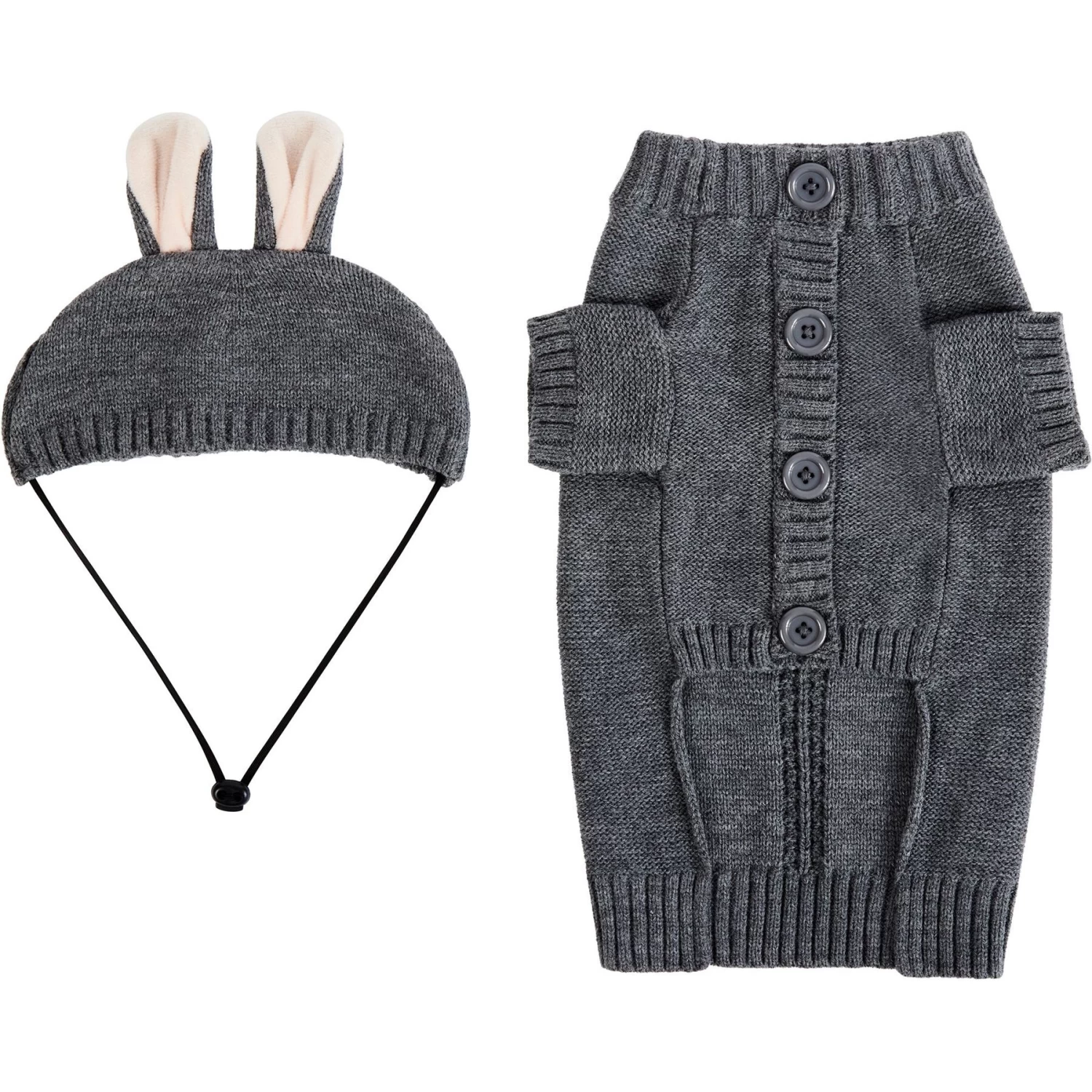 Frisco Bunny Hooded Dog & Cat Sweater - Image 5