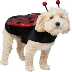 Frisco Glittered Ladybug Dog & Cat Costume