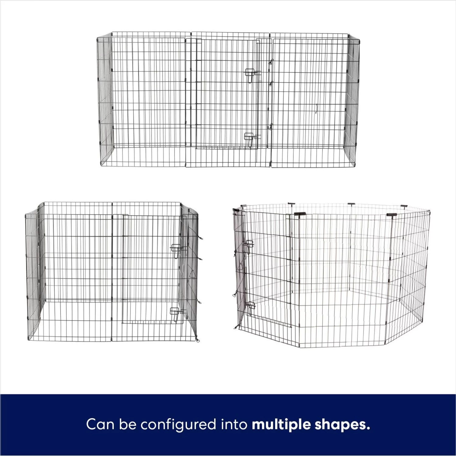 Frisco Wire Dog & Small Pet Exercise Pen With Step-Through Door - Image 6