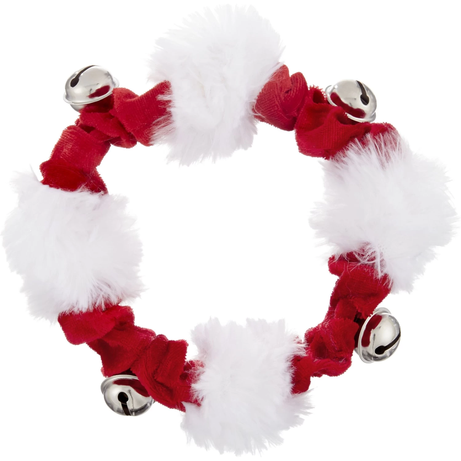 Frisco Jingle Bells Dog & Cat Holiday Collar With Bells, 1 Count & Frisco Holiday Antler Headband & Bell Collar Dog & Cat Costume - Image 2